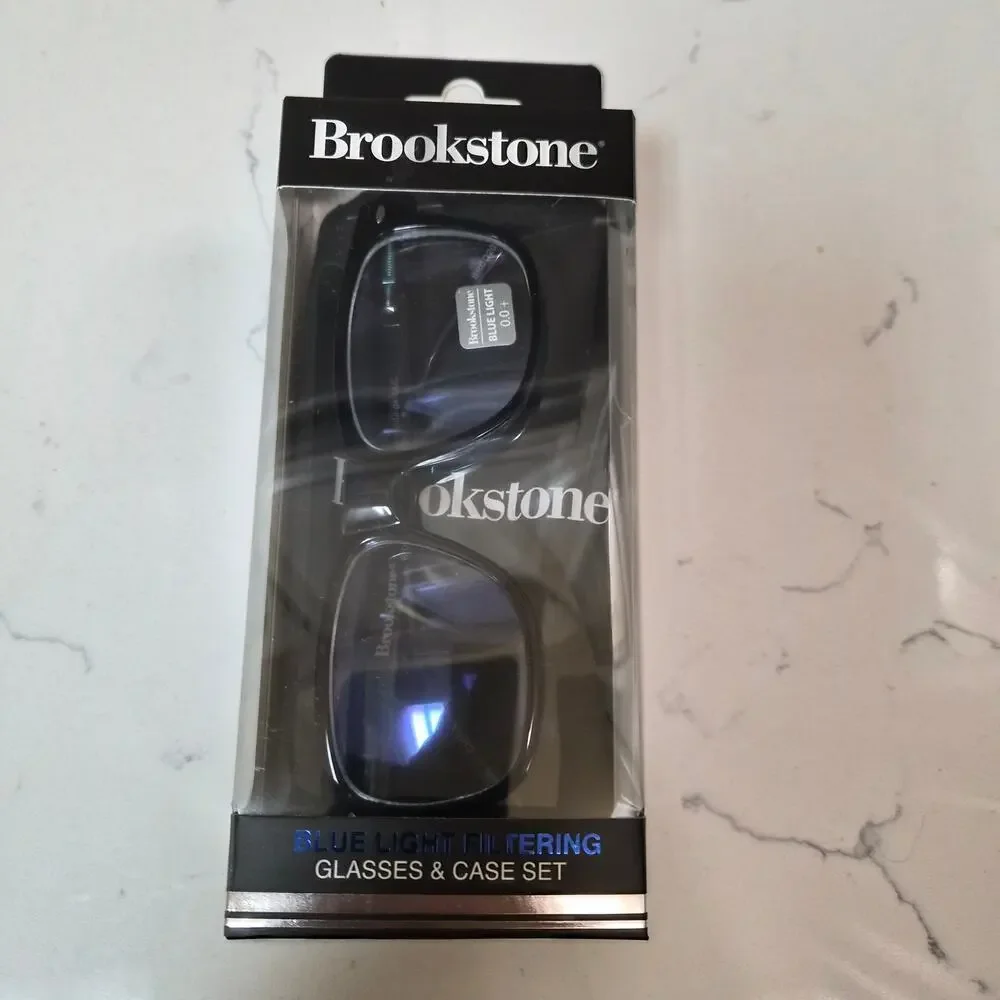 Blue Light Blocking Eyewear glasses and case set